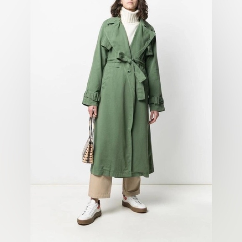 Green Boyish Jeans Trenchcoat